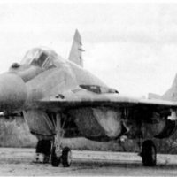 МиГ-29 на учебной стоянке ВВА им. Н.Е.Жуковского. Аэродром Монино