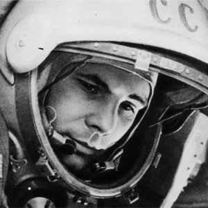Ю.А.Гагарин перед полетом
