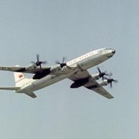 Ту-114 в полёте
